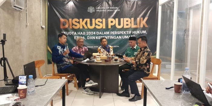diskusi-kuota-haji-2024-lbh-ansor-jatim-penetapan-tersangka-gus-yaqut-belum-sesuai-prosedur