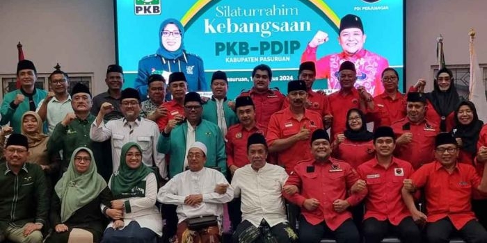 Pertemuan antara PKB dan PDIP yang membahas Pilkada 2024 di Kabupaten Pasuruan.