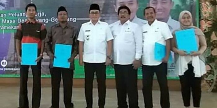 Bupati Pamekasan saat membuka MJF.