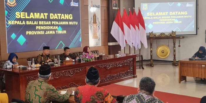 Monev Kurikulum Merdeka BBPMP dengan Disdikbud Kota Mojokerto.