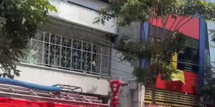 Rumah paling Tua di jalan Kertajaya yang dilalap si jago merah pada Minggu (28/7/2024) siang.