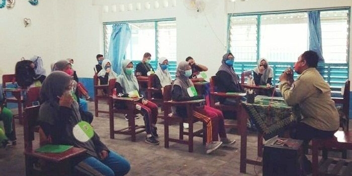 Praktikum tidak bisa daring, harus tatap muka dengan tetap menerapkan prokes Covid-19. 