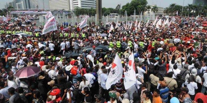 Relawan Jokowi. foto: merdeka.com