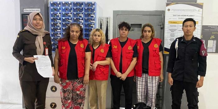 rutan-perempuan-porong-terima-4-wna-kasus-pencurian-emas