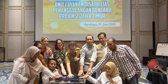 Launching Unit Layanan Disabilitas Penanggulangan Bencana Jawa Timur.