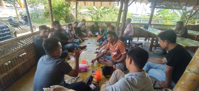 Para peserta kongres Aliansi Jurnalis Bangkalan