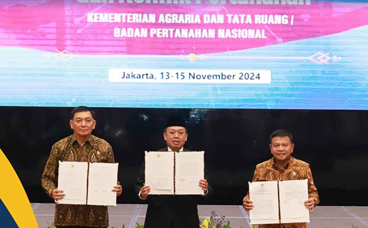 Berantas Tindak Pidana Pertanahan, Kementerian ATR/BPN Gandeng Menhan dan BIN