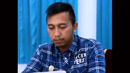 Raditya Yuangga, ketua fraksi HNPNAS DPRD Nganjuk. foto: soewandito/ BANGSAONLINE