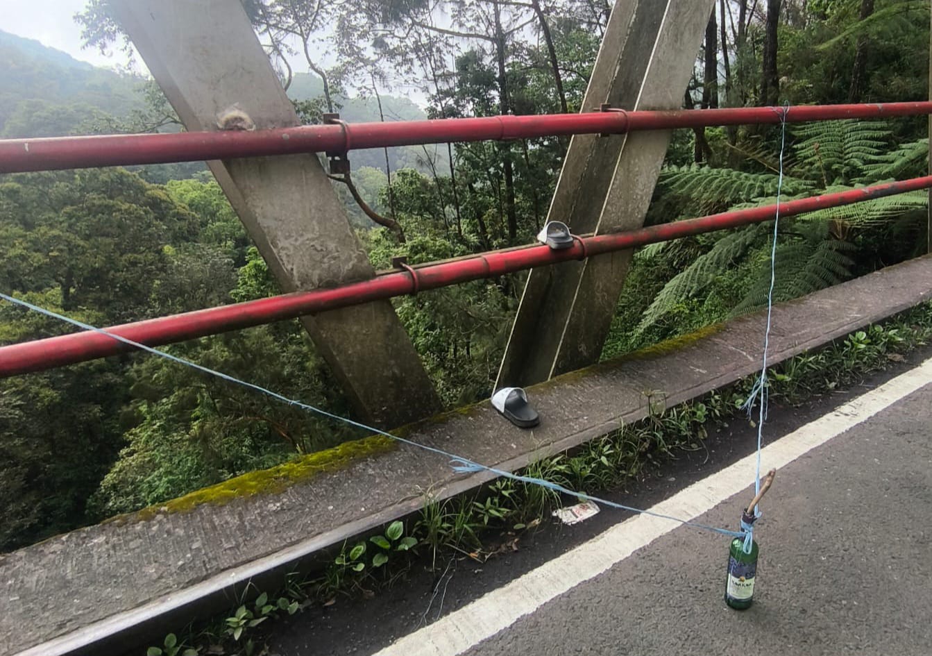 TKP jembatan cangar