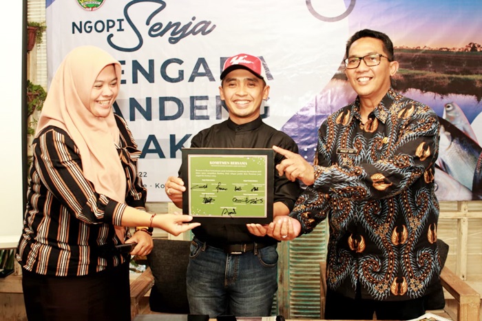 Wakil Wali Kota Pasuruan Adi Wibowo saat Ngopi Senja.