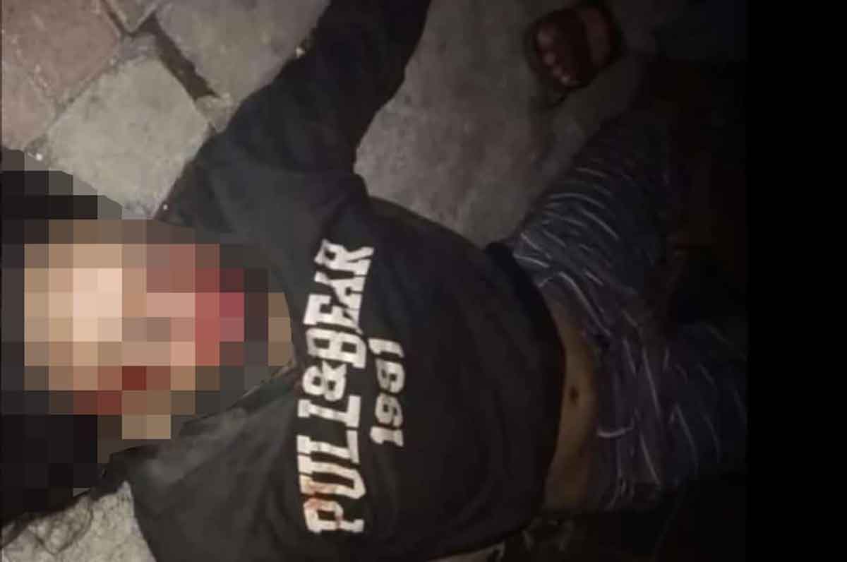 Residivis di Surabaya yang babak belur dihajar warga.