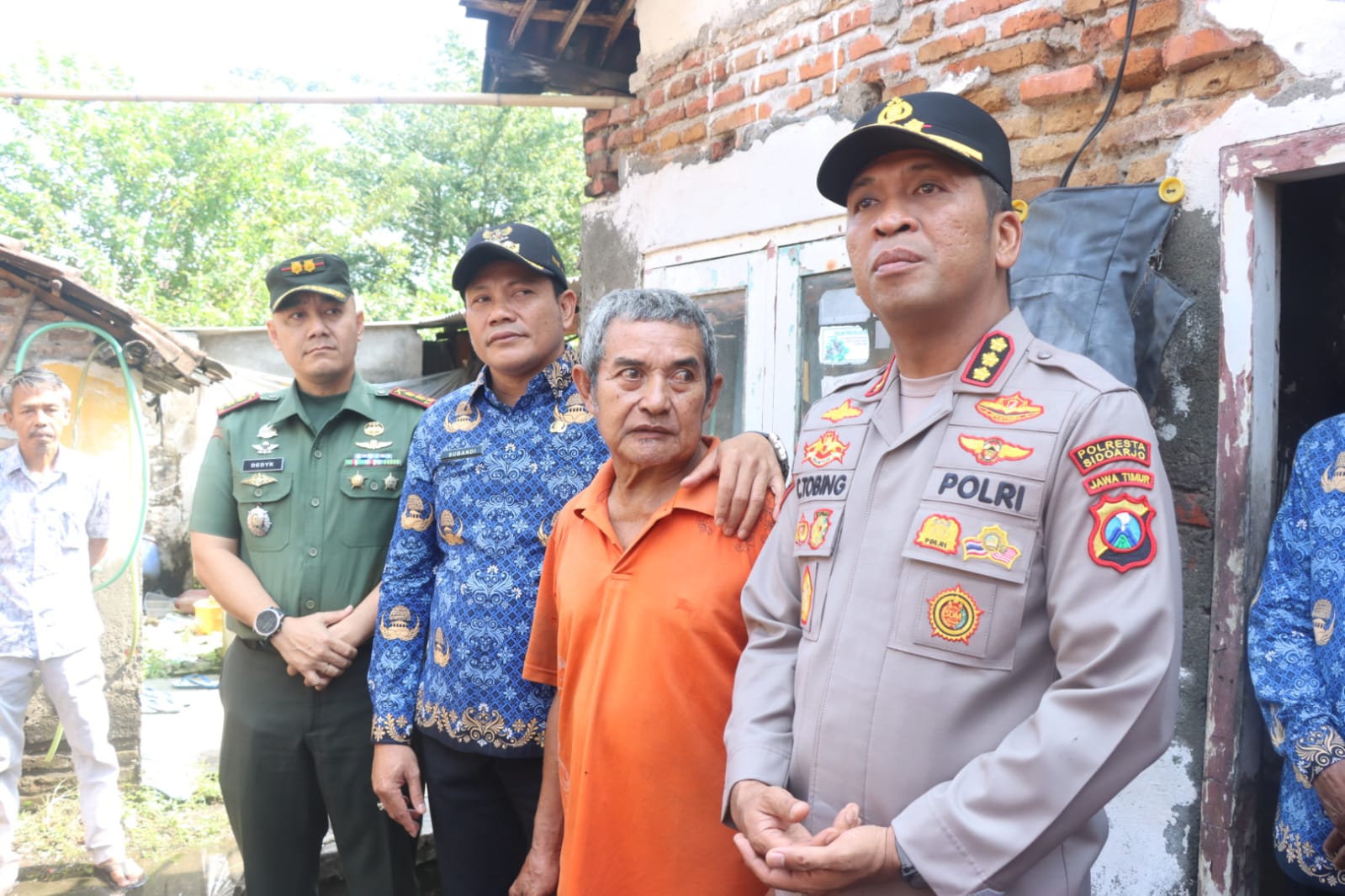 Sambut Hari Bhayangkara ke-79, Forkopimda dan Polresta Sidoarjo Sidak RTLH