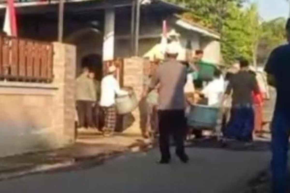 Rumah duka salah korban pesta miras yang meninggal dunia. Foto: Ist.