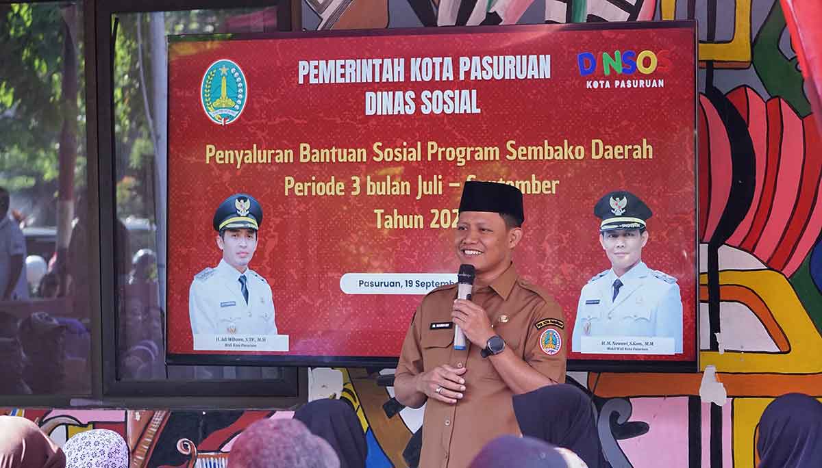 Wakil Wali Kota Pasuruan saat memberi sambutan.