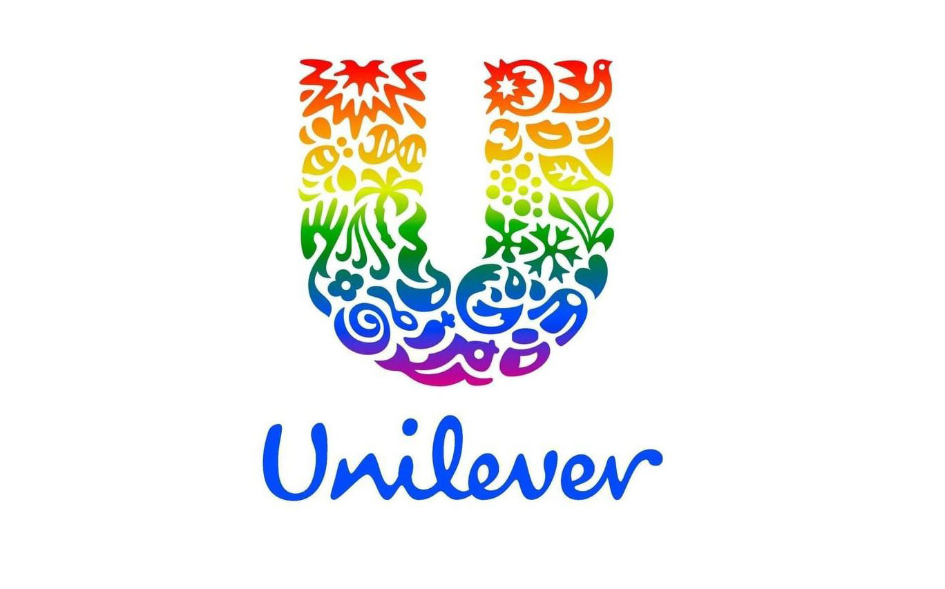 Logo unilever yang baru diunggah identik warna LGBT. foto: Twitter