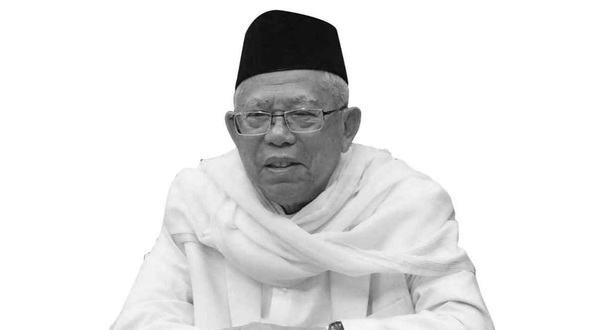 Foto KH Ma’ruf Amin.  foto: voi.id