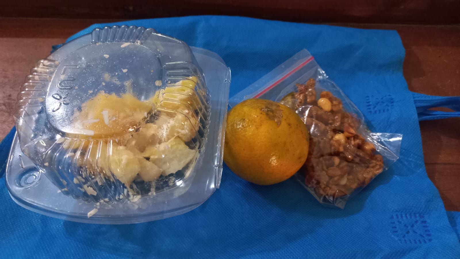 Menu MBG yang diterima siswa SDN Jogoroto