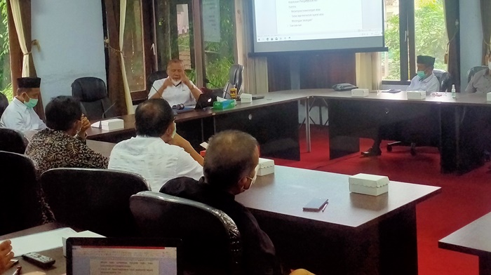 Rapat kerja Komisi I DPRD Trenggalek. foto: HERMAN/BANGSAONLINE