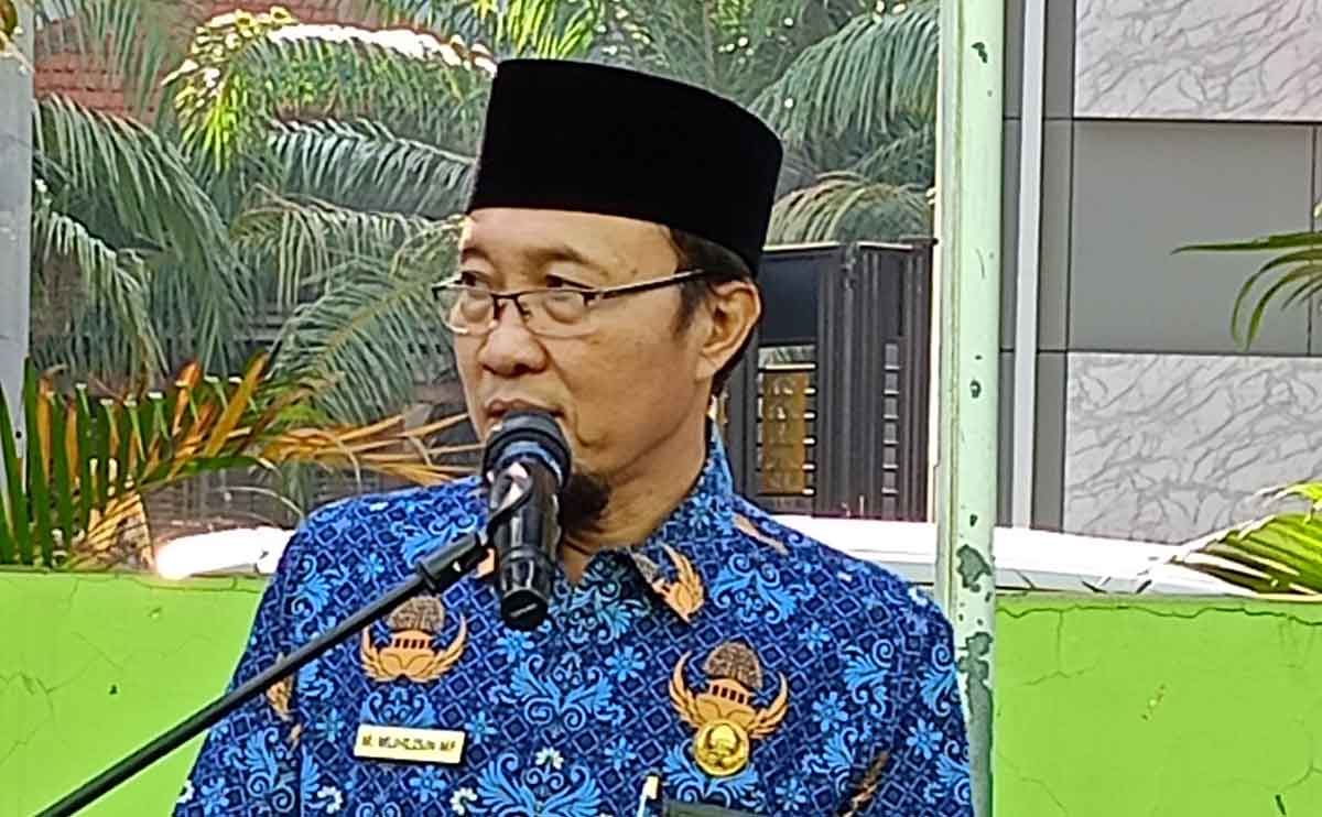 Kepala Kemenag Lamongan, Mukhlisin Mufa.