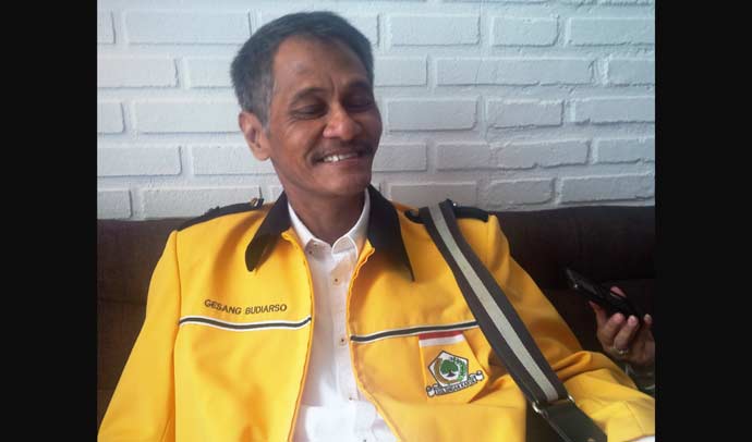 Gesang Budiarso, Sekertaris DPD Partai Golkar Jatim. 