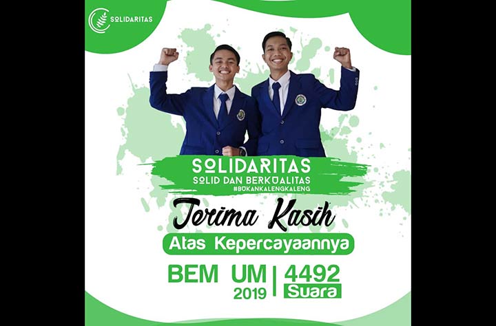 BEM UM Siap Kawal Jalannya Pilpres 2019