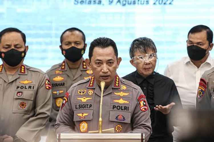 Kapolri Jenderal Listyo Sigit Prabowo di Ruangan Rupatama, Mabes Polri, Jakarta, Jumat (30/9/2022). Foto : ist