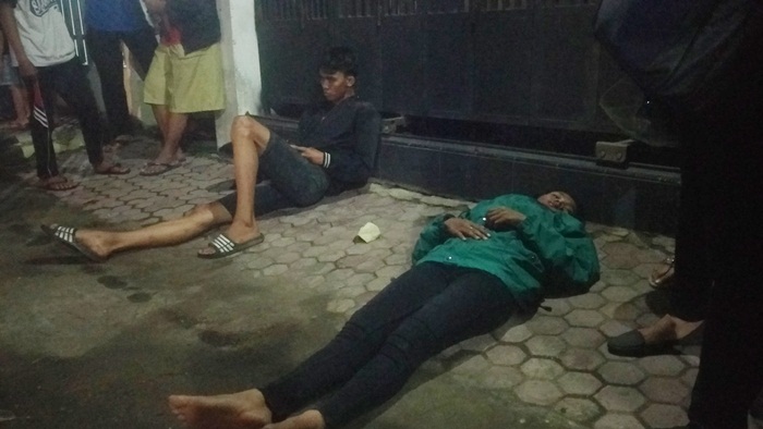 ?Kedua korban kecelakaan. Foto: HERMAN S/BANGSAOLINE