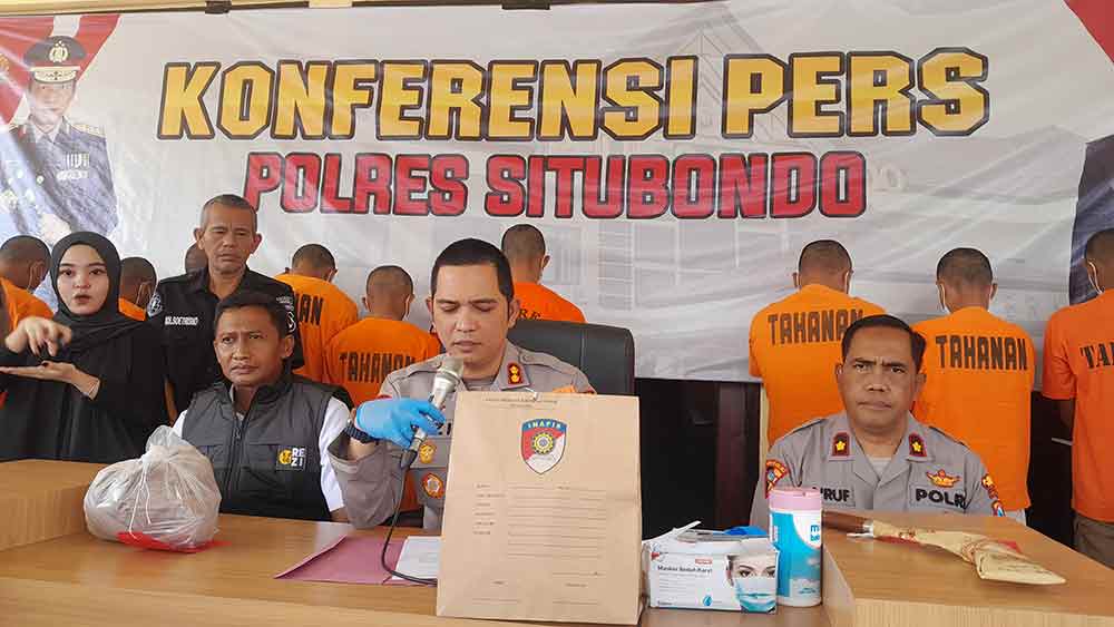 Ungkap 4 Kasus, Polres Situbondo Sukses Penuhi Target Operasi Pekat 2 Semeru