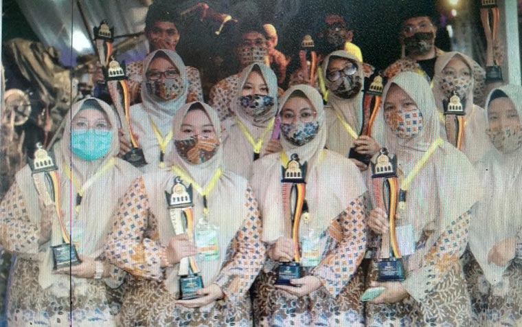 Kafilah Jawa Timur meraih juara III dalam MTQ Nasional XXVIII di Medan Sumatera Barat. foto: instagram