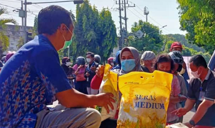 Jaga Stabilitas Harga, Bulog Kediri Gelontorkan Beras Murah