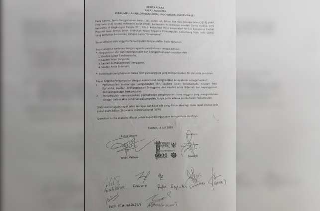 Ada Dana Hibah APBD Pacitan ke NGO Greenwave pada Peringatan HPSN 2019?