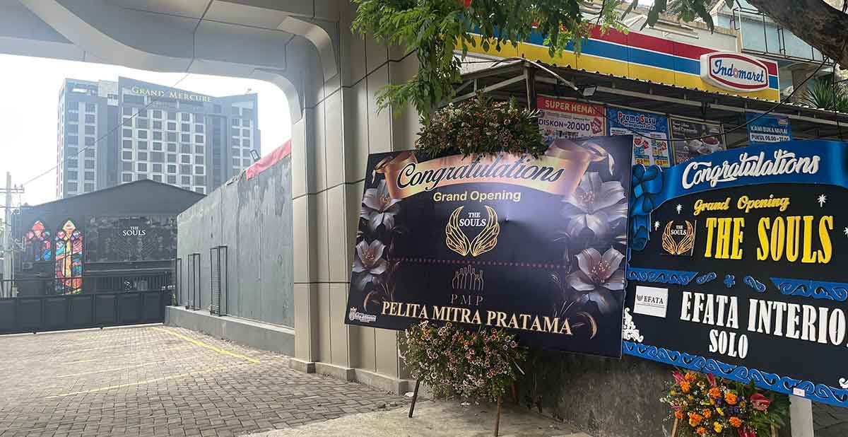 The Souls Bar & Night Club yang berlokasi di Jalan Laksda Adi Sucipto No. 94, Kecamatan Blimbing, Kota Malang.
