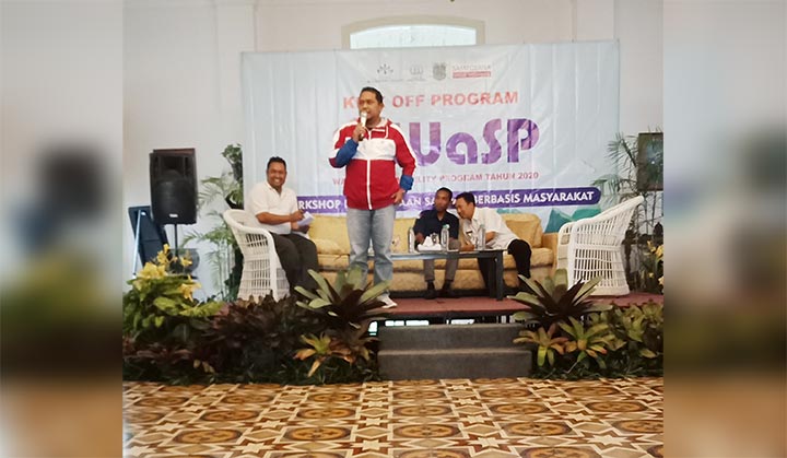 Wakil Ketua I DPRD Pasuruan Andri Wahyudi saat memberi paparan.