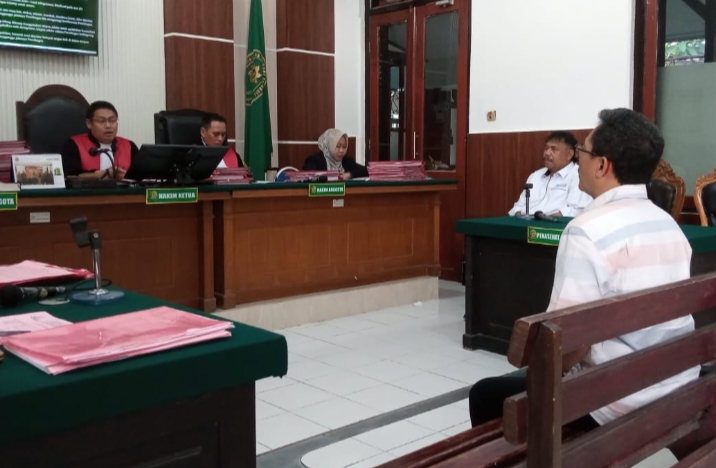 Jatmiko saat memberi kesaksian