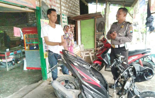 Aparat polisi mengimbau kepada pemilik bengkel las knalpot untuk tidak melayani permintaan knalpot brong. 