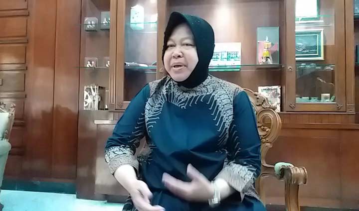Wali Kota Surabaya Tri Rismaharini.
