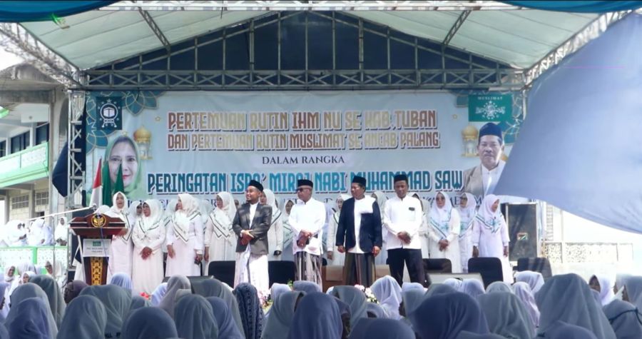 Peluncuran program tiga mustika oleh Muslimat NU Tuban