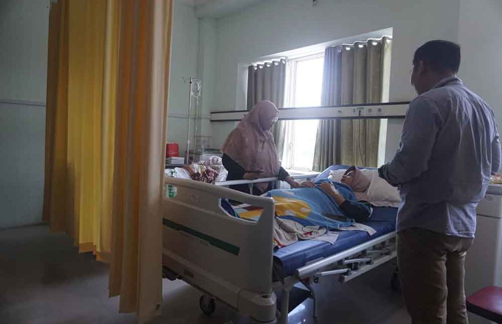 Kondisi terkini pasien santri yang keracunan.