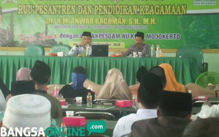 Kegiatan Sarasehan RUU Pesantren. foto: SOFFAN/ BANGSAONLINE