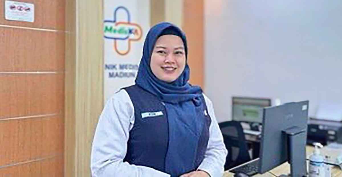 Salah satu petugas dari BPJS Kesehatan Cabang Madiun.