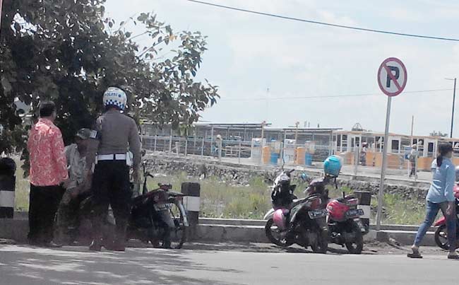 Parkir Liar di Sekitaran Sunrise Mall Mojokerto Ditertibkan, Jukir 
