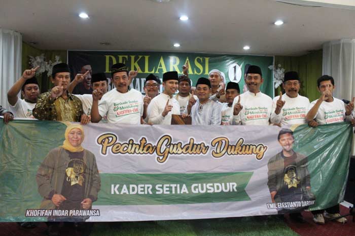 Loyalis Gus Dur Siap Sumbang 2 Juta Suara untuk Khofifah-Emil