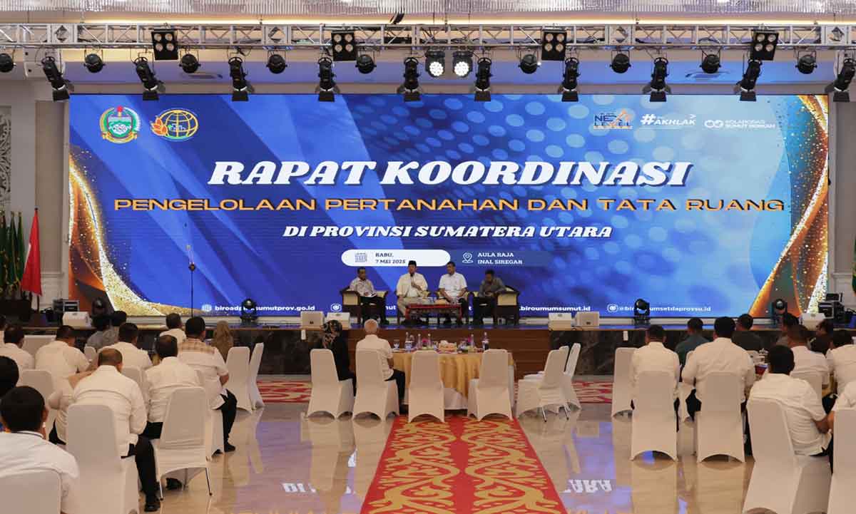 Menteri ATR/BPN saat memberi sambutan.