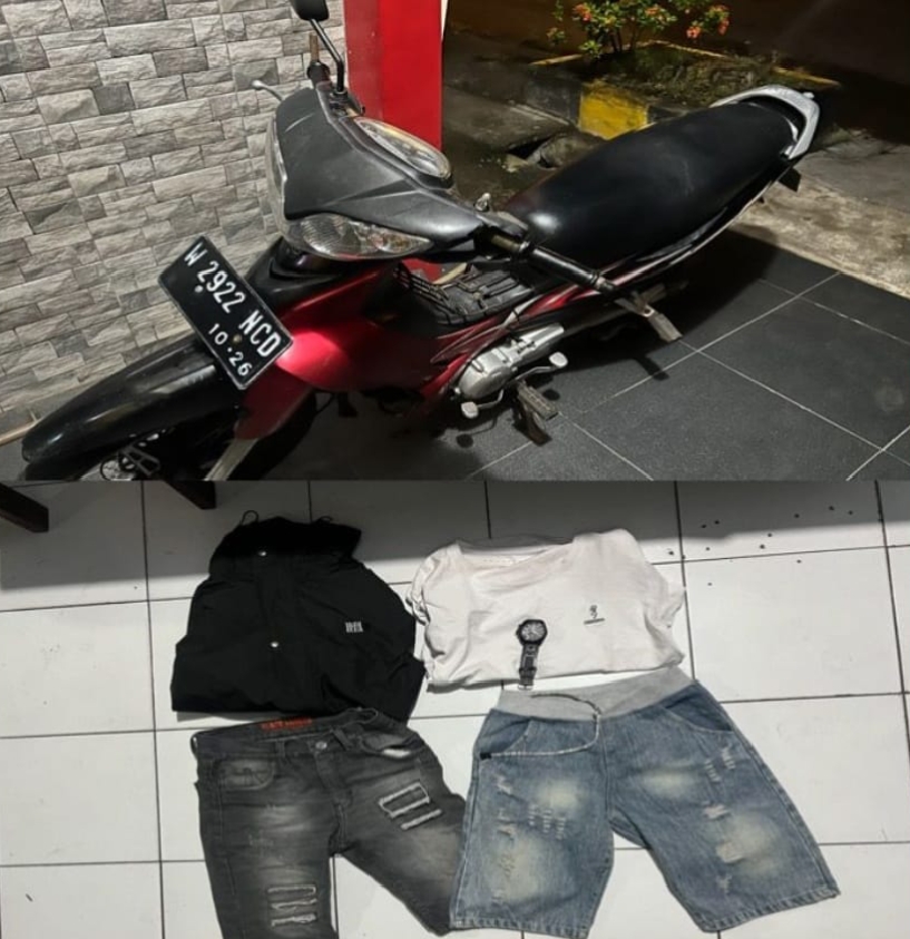 Barang bukti yang diamankan