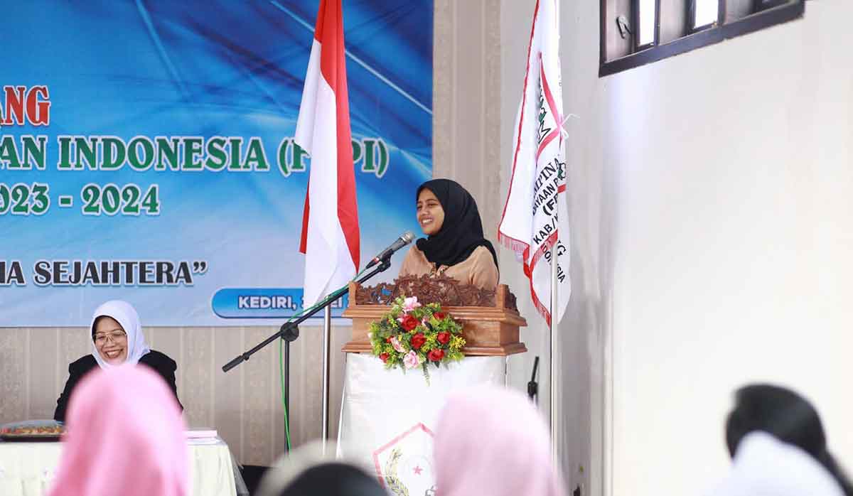Bunda Fey Buka Rakercab DPC FPPI Kota Kediri