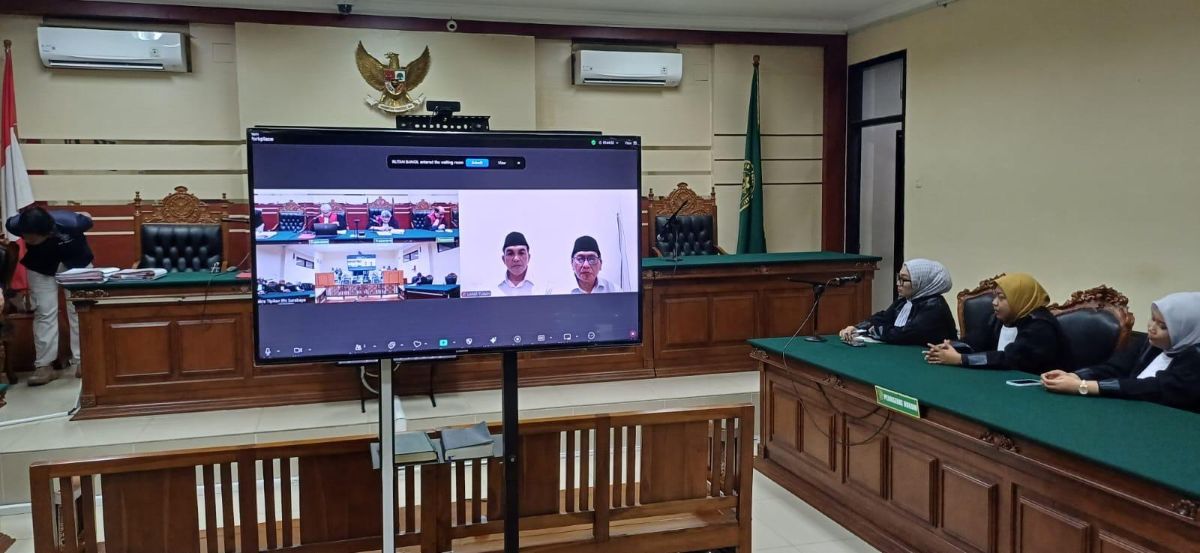 Sidang perkara Korupsi BUMD PT RSM Tuban dengan agenda vonis terhadap terdakwa