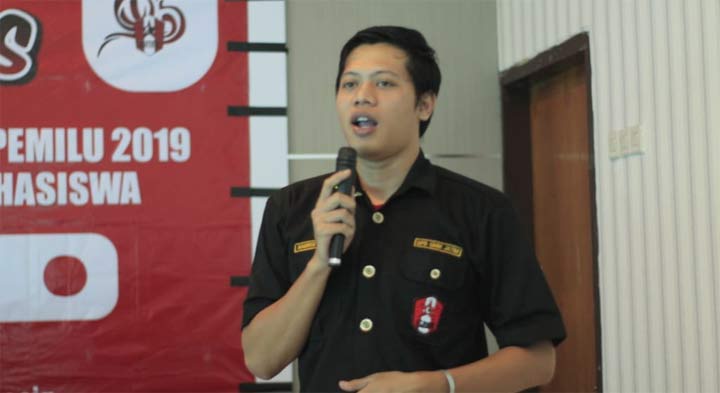 Nabrisi Rohid, Ketua Lembaga Pemantau GMNI Jatim.