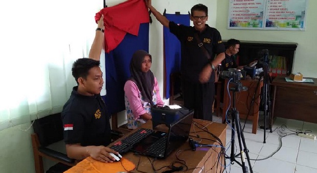 Kegiatan perekaman yang dilakukan Dispendukcapil Pacitan.