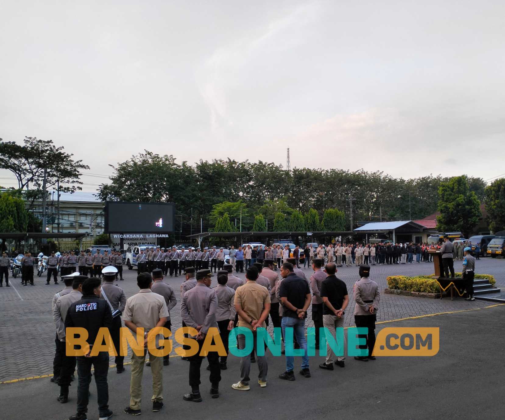 Apel Pengamanan Iduladha 1446H, Wakapolres Pasuruan Ingatkan Kerawanan Kamtibmas