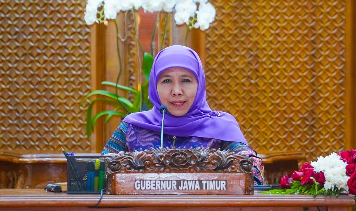 Gubernur Jawa Timur, Khofifah Indar Parawansa.